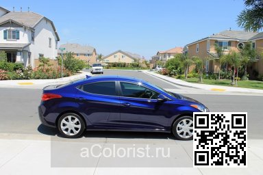 Hyundai | ELANTRA, AVANTE 5 (MD, UD) | 3U, Y3U - INDIGO BLUE, NEW INDIGO BLUE, INGA INDIGO MET 2