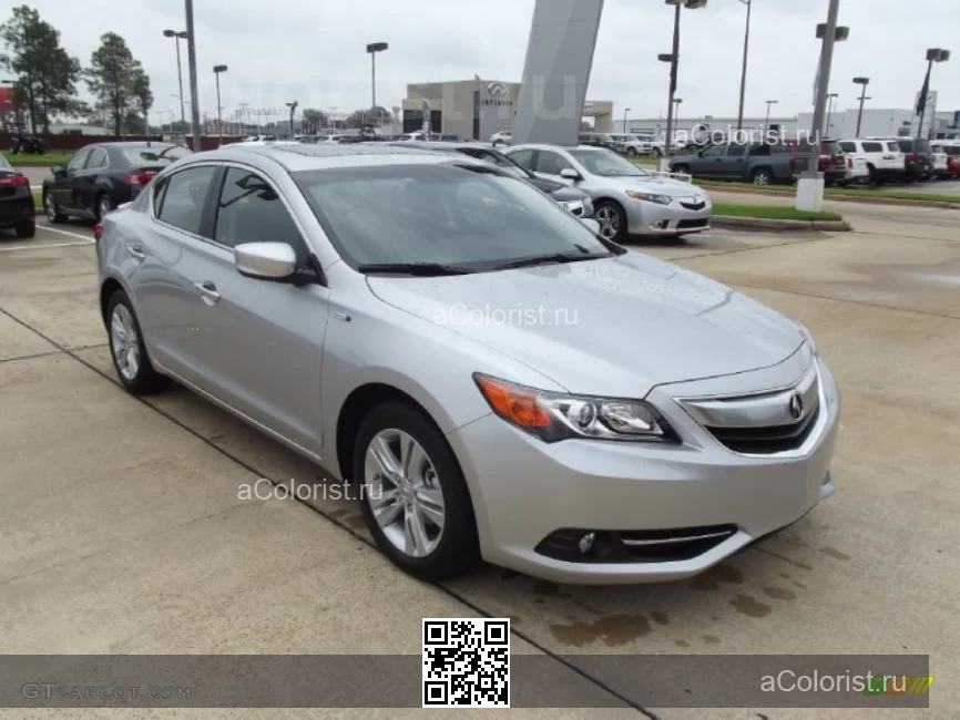 ACURA - ILX (DE1/2/3) - NH700M - ALABASTER SILVER, SILVER MOON (2013-2015) 0