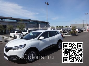Renault | KADJAR | 369 - BLANC GLACIER, GLACIER WHITE, GLACIER VALKOINEN, ARCTIC WHITE, ARKTIS WEISS (СОЛИД) 4