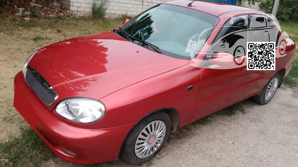 ZAZ | CHANCE, LANOS, SENS, VIDA | 06U - FLAME RED (DAEWOO) 0