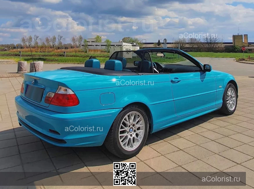 BMW | 3 Series (E46) | FQ95-4488 - TITANIC BLUE, TITANICBLAU, TITANIC BLEU (СОЛИД) 1
