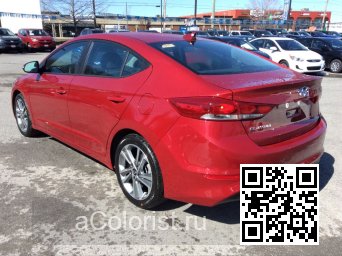 Hyundai | ELANTRA, AVANTE 6 (AD) | PR2 - SCARLET RED, FIERY RED 1