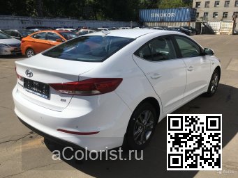 Hyundai | ELANTRA, AVANTE 6 (AD) | WAW - CERAMIC WHITE, POLAR WHITE (СОЛИД) 3