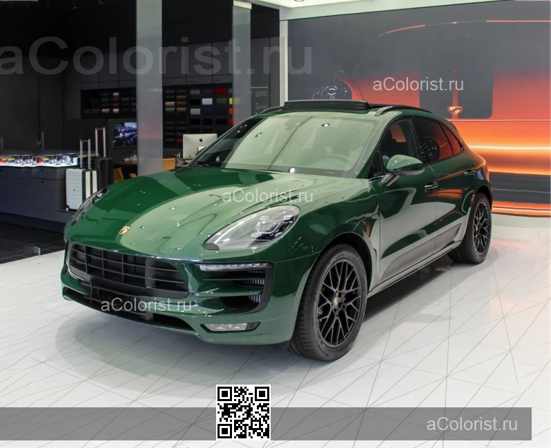 Porsche | MACAN (95B) | 21D/21A, M6A, LM6A - BRITISH RACING GREEN (СОЛИД) 0