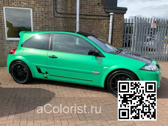 Renault | MEGANE 2 | DNR - VERT ALIEN, ALIEN GREEN (Sp&eacute;cial) 1