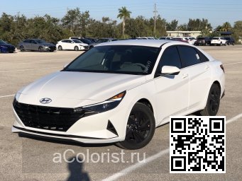 Hyundai | ELANTRA, AVANTE 7 (CN7) | WW8, W8 - QUARTZ WHITE PEARL, ICE WHITE (USA) 1