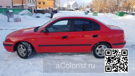 Hyundai | ELANTRA 3 (XD) | VX - SAMBA RED, RALLY RED (СОЛИД) 2
