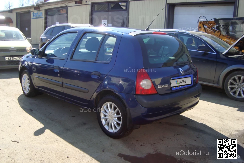 RENAULT | CLIO SYMBOL 2 (X65) | D44 - BLEU ODYSSEE, BLUE ODYSSEE 1