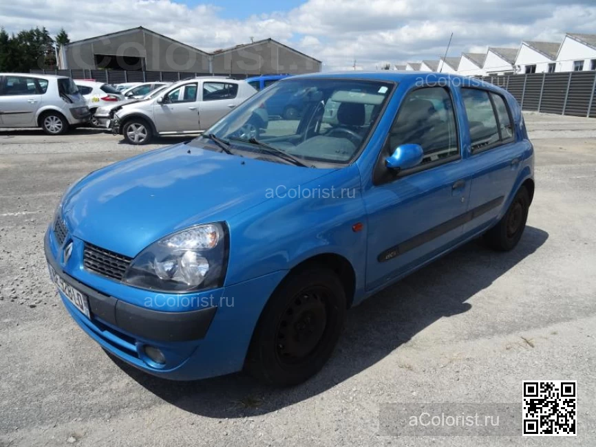 RENAULT | CLIO SYMBOL 2 (X65) | D48 - BLEU NAUTILUS, BLUE NAUTILUS 0