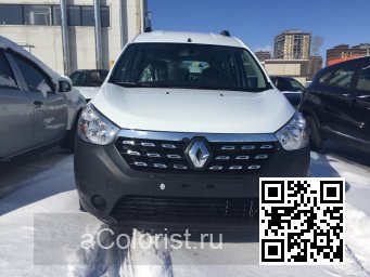 Renault | DOKKER | 369 - BLANC GLACIER, GLACIER WHITE, GLACIER VALKOINEN, ARCTIC WHITE, ARKTIS WEISS (СОЛИД) 2
