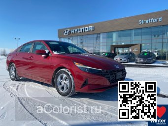 Hyundai | ELANTRA, AVANTE 7 (CN7) | PR2 - FIERY RED, SCARLET RED, POMEGRANATE RED 0