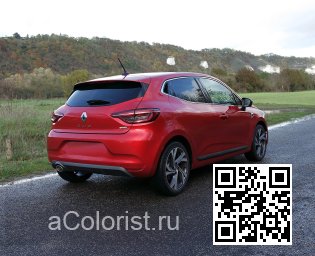 Renault | CLIO 5 (BJA, BF) | NNP - ROUGE FLAMME, DEZIR-ROT, FLAME RED, FLAMMEN ROT, DECIR RED 2