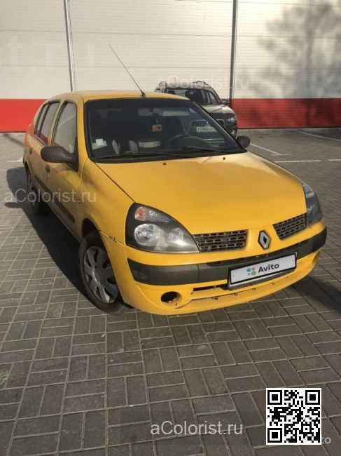 RENAULT | CLIO SYMBOL 2 (X65) | 377 - JAUNE TOURNESOL (СОЛИД) 0