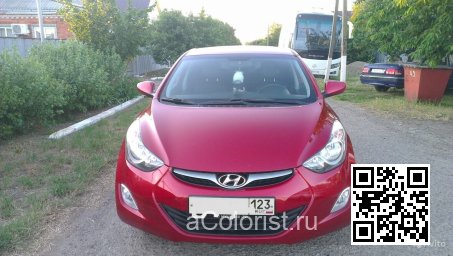 Hyundai | ELANTRA, AVANTE 5 (MD, UD) | YR7 - BRILLIANT RED, GERANIUM RED 1