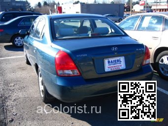 Hyundai | ELANTRA 3 (XD) | KL - OCEAN BLUE, PARROT BLUE PEARL 3