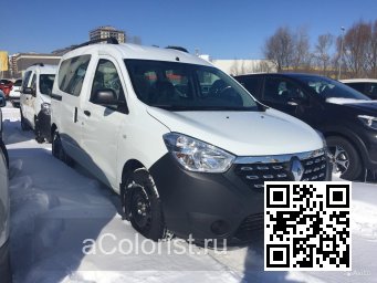 Renault | DOKKER | 369 - BLANC GLACIER, GLACIER WHITE, GLACIER VALKOINEN, ARCTIC WHITE, ARKTIS WEISS (СОЛИД) 1