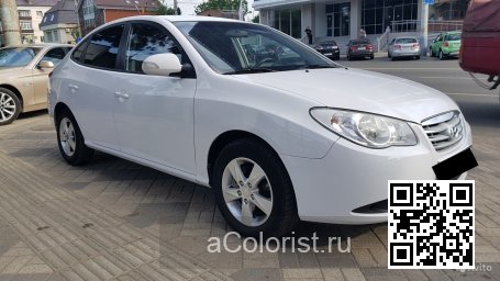 Hyundai | ELANTRA, AVANTE 4 (HD) | 7F - CRYSTAL WHITE, CAPTIVA WHITE (СОЛИД) 0