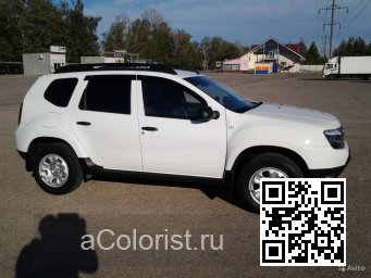 Renault | DUSTER | 369 - BLANC GLACIER, GLACIER WHITE, GLACIER VALKOINEN, ARCTIC WHITE, ARKTIS WEISS (СОЛИД) 1