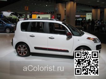 Citroen | C3 PICASSO | 249, EWP, WPP0, EWPA - BLANC BANQUISE (СОЛИД) 1