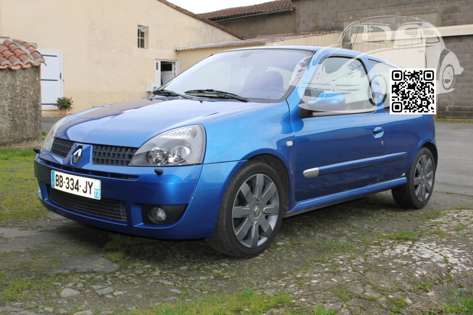 RENAULT | CLIO SYMBOL 2 (X65) | J41 - BLEU ARTIC, ARCTIC BLUE 0