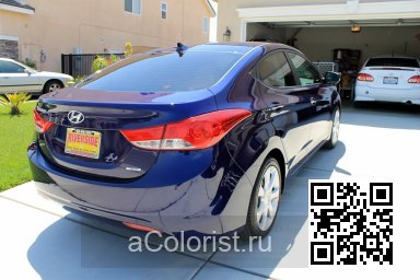 Hyundai | ELANTRA, AVANTE 5 (MD, UD) | 3U, Y3U - INDIGO BLUE, NEW INDIGO BLUE, INGA INDIGO MET 3