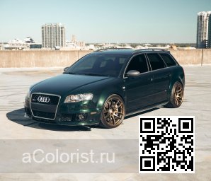 Audi | A4,S4,RS4 (B7, 8E, 8H) | Z6E, LZ6E, 3W, 3W3W - TIEF GREEN, TIEFGRUEN, CAMBRIDGE GREEN PEARL 2