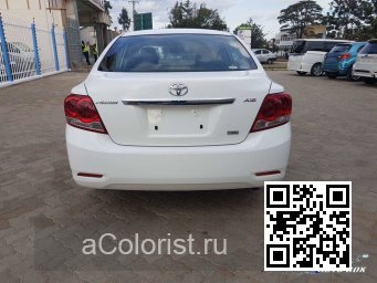 TOYOTA | ALLION, PREMIO II (T260, NZT260, ZRT260, ZRT261, ZRT265) | 040 - SUPER WHITE, PURE WHITE, SCHNEEWEISS (СОЛИД) 3