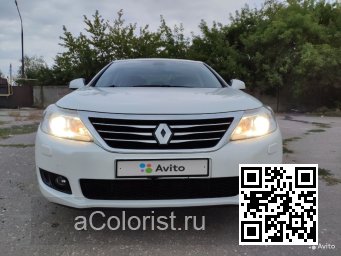 Renault | LATITUDE | QXB - BLANC, SOLID WHITE, ARCTIC WHITE (СОЛИД) 1
