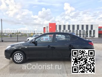 Hyundai | ELANTRA, AVANTE 4 (HD) | EB - EBONY BLACK (СОЛИД) 1