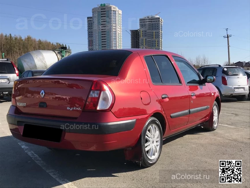 RENAULT | CLIO SYMBOL 2 (X65) | B76 - ROUGE DE FEU, ROJO FUEGO 1