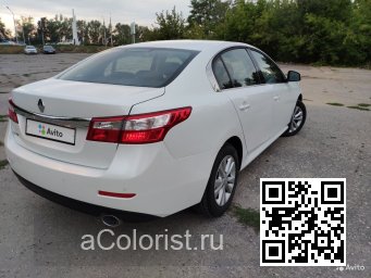 Renault | LATITUDE | QXB - BLANC, SOLID WHITE, ARCTIC WHITE (СОЛИД) 2