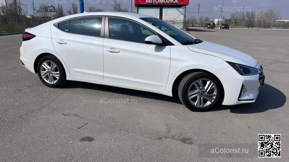 Hyundai | ELANTRA, AVANTE 6 (AD) | WW8, W8 - QUARTZ WHITE PEARL, ICE WHITE (с 2019) 2