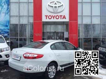 Renault | FLUENCE | 369 - BLANC GLACIER, ARKTIS WEISS (СОЛИД) 2