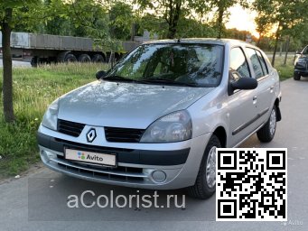 RENAULT | CLIO SYMBOL 2 (X65) | D69 - GRIS PLATINE, PLATIN-GRAU, PLATINUM, PLATINE HARMAA 1