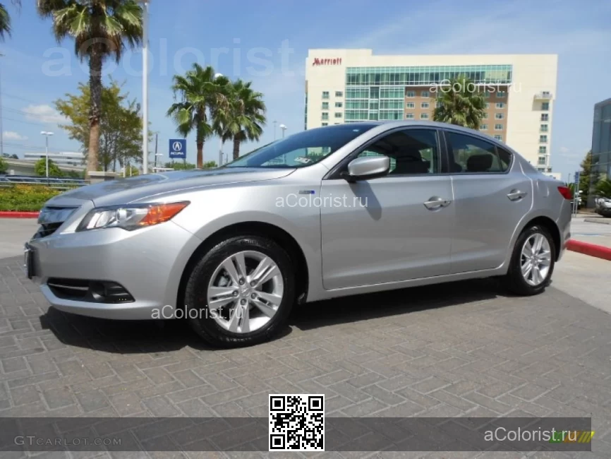 ACURA - ILX (DE1/2/3) - NH700M - ALABASTER SILVER, SILVER MOON (2013-2015) 3