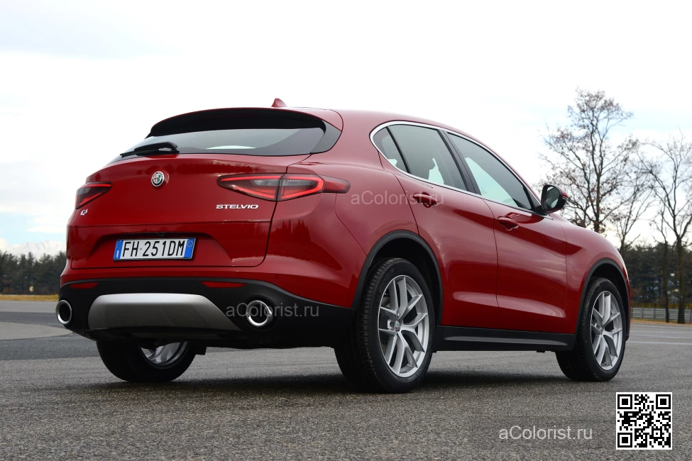 ALFA ROMEO | STELVIO (949) | 414, 414/C, 5CA - ROSSO ALFA, ALFA RED (СОЛИД) 1