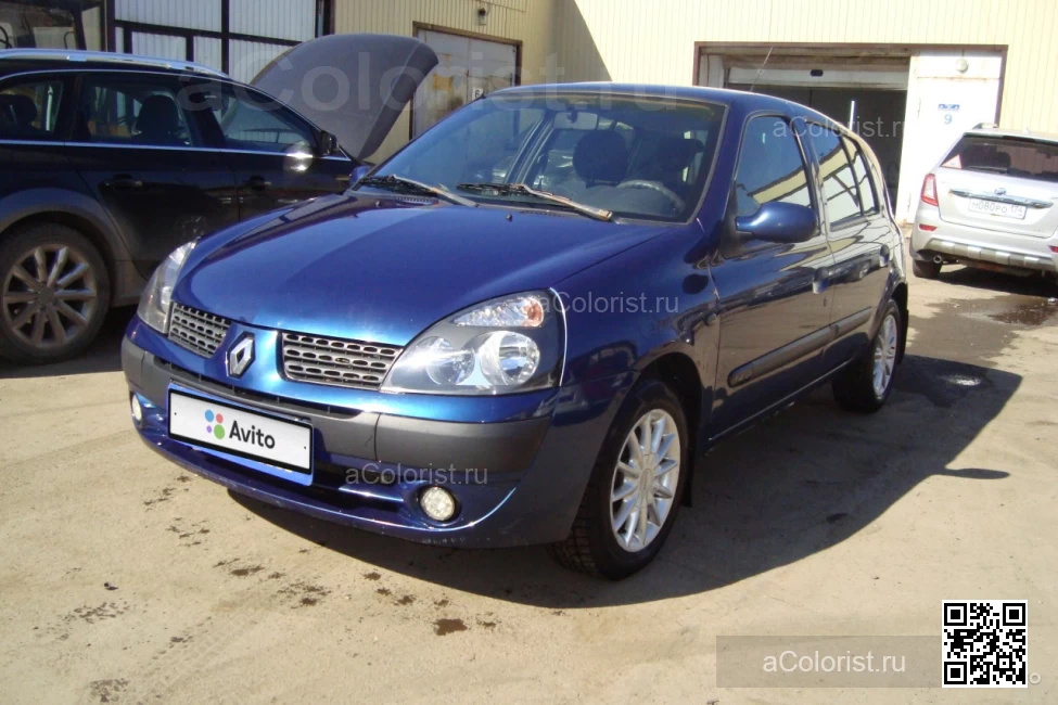 RENAULT | CLIO SYMBOL 2 (X65) | D44 - BLEU ODYSSEE, BLUE ODYSSEE 0