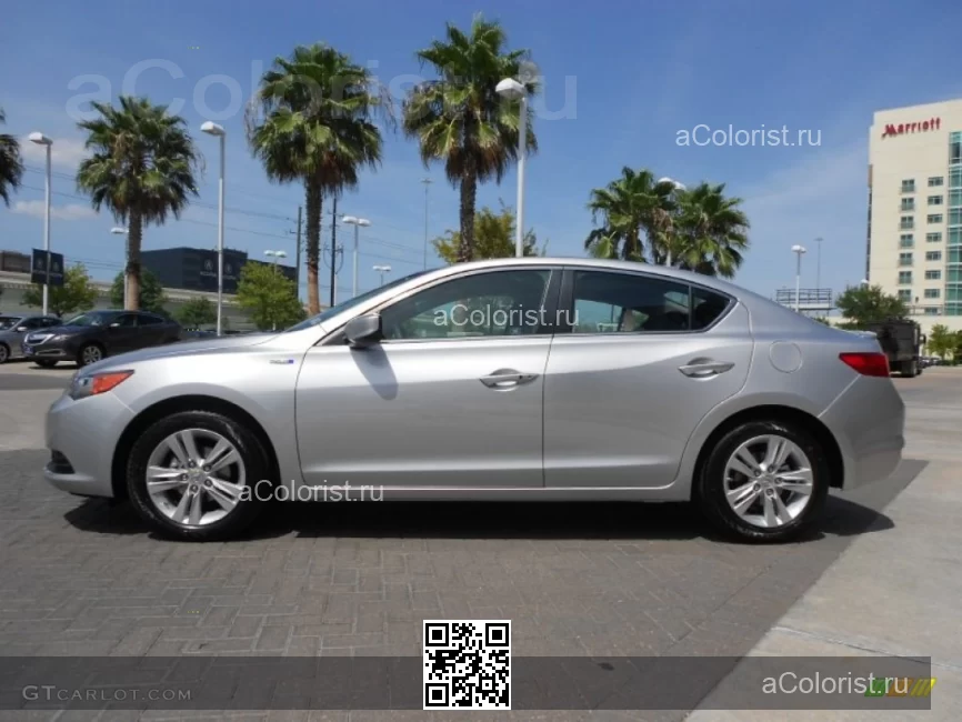 ACURA - ILX (DE1/2/3) - NH700M - ALABASTER SILVER, SILVER MOON (2013-2015) 2