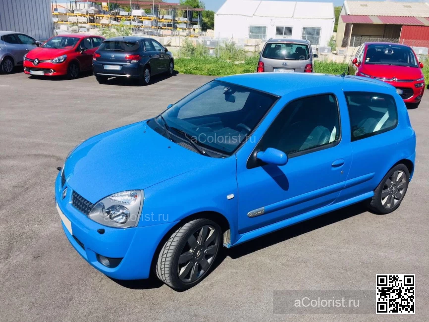 RENAULT | CLIO SYMBOL 2 (X65) | J45 - BLEU DYNAMO, BLUE DYNAMO, RACING BLUE (СОЛИД) (RS) 0