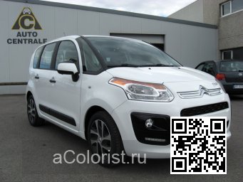 Citroen | C3 PICASSO | 249, EWP, WPP0, EWPA - BLANC BANQUISE (СОЛИД) 0