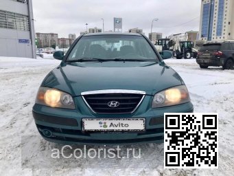 Hyundai | ELANTRA 3 (XD) | VZ - TRITON GREEN, SPRUCE GREEN 1