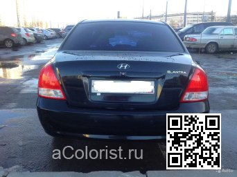 Hyundai | ELANTRA 3 (XD) | EB - EBONY BLACK, BLACK OBSIDIAN (СОЛИД) 3