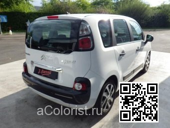 Citroen | C3 PICASSO | 249, EWP, WPP0, EWPA - BLANC BANQUISE (СОЛИД) 2