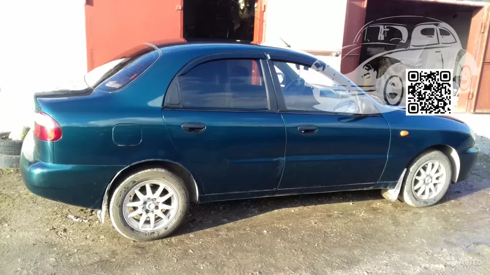 ZAZ | CHANCE, LANOS, SENS, VIDA | 42U - DEEP BLUISH GREEN (DAEWOO) 1