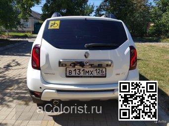 Renault | DUSTER | 369 - BLANC GLACIER, GLACIER WHITE, GLACIER VALKOINEN, ARCTIC WHITE, ARKTIS WEISS (СОЛИД) 2