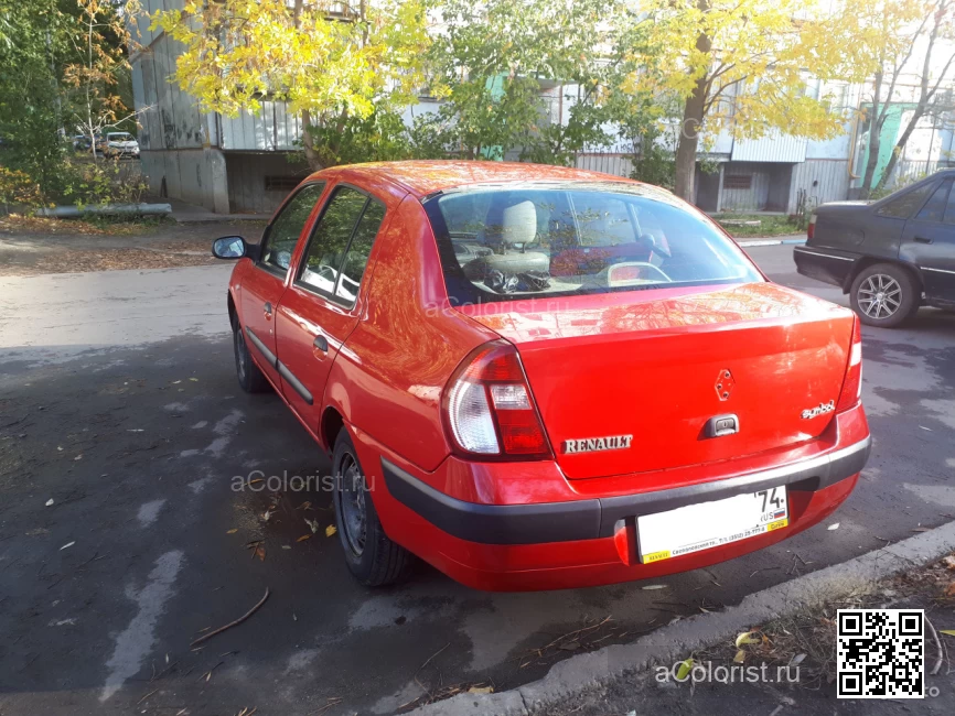 RENAULT | CLIO SYMBOL 2 (X65) | 727 - ROUGE VIF (СОЛИД) 1
