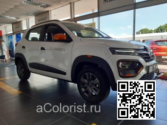 Renault | KWID (BW) | QM1 - POLAR WHITE, ARCTIC WHITE, BRILLIANT WHITE, COOL WHITE (СОЛИД) 2