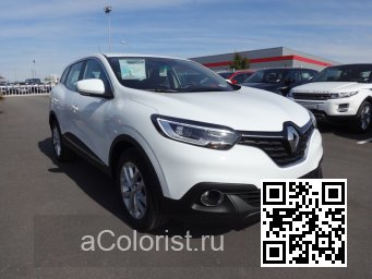 Renault | KADJAR | 369 - BLANC GLACIER, GLACIER WHITE, GLACIER VALKOINEN, ARCTIC WHITE, ARKTIS WEISS (СОЛИД) 0